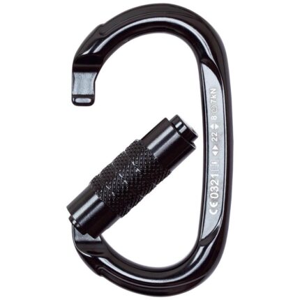 Carabiniera din aluminiu Vertiqual AIKO 0624, 22 kN, 86g, 110/61 mm, alpinism utilitar