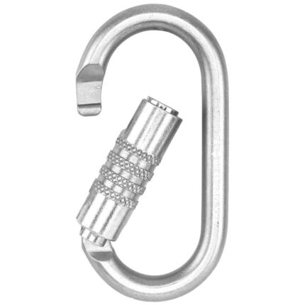 Carabiniera din otel Vertiqual KEA 0424, 30 kN, 198g, 107/57 mm alpinism utilitar lucru la inaltime