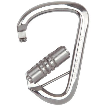 Carabiniera din otel inoxidabil Vertiqual NEVADA 0221, 35 kN, 285g, 119/78 mm