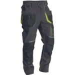 Pantaloni de lucru standard Greendale, antracit-lime