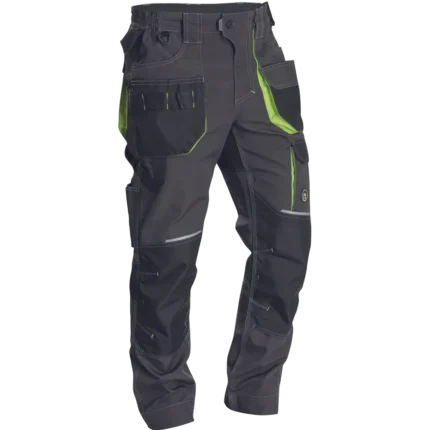 Pantaloni de lucru standard Greendale, antracit-lime