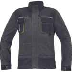 Jacheta de lucru antracit-lime, REUSEL GREENDALE