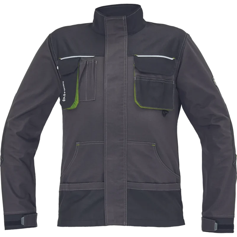 Jacheta de lucru antracit-lime, REUSEL GREENDALE