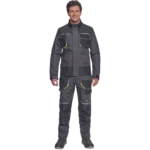 Jacheta de lucru antracit-lime, REUSEL GREENDALE