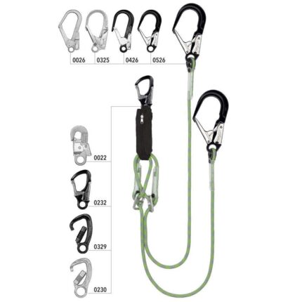 Mijloc de legatura alpinism utilitar Vertiqual GEKKO VARIO, L=1.5 metri, d=12 mm