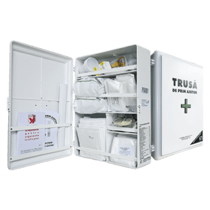 Trusa sanitara de prim ajutor cu prindere pe perete - Vesta