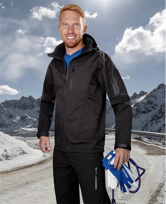 Jacheta de iarna impermeabila cu gluga, Softshell Spirit Winter H2043
