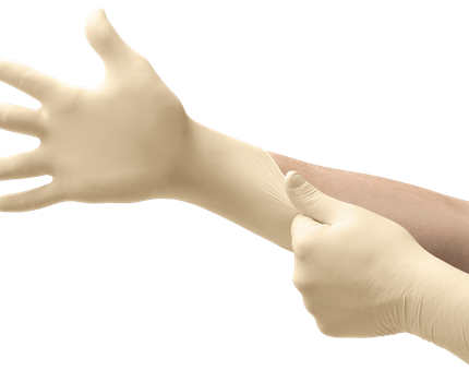 Manusi latex de unica utilizare nepudrate, Ansell MicroFlex