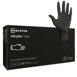 Manusi horeca negre de unica folosinta, din nitril, Nitrylex Black