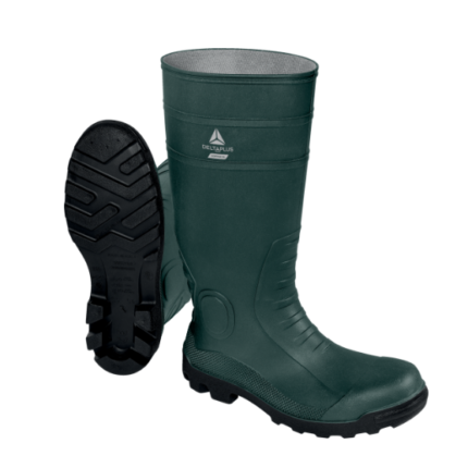 Cizme cu bombeu si lamela impermeabile, din PVC, COPPER S5 SRA