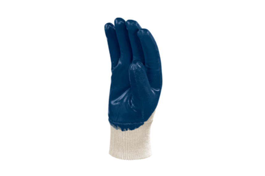 Mănuși protecție mecanică impermeabile cu nitril, NI150 Delta Plus