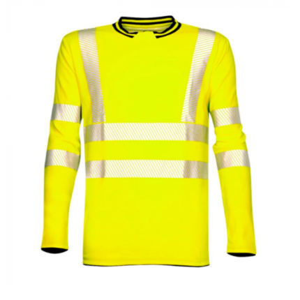 Tricou reflectorizant galben cu maneca lunga, Ardon Signal