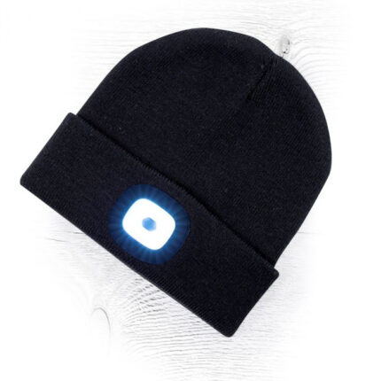 Caciula LED neagră cu USB, Ardon Boast