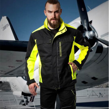 Jacheta de lucru neagră 65% poliester, Ardon NEON