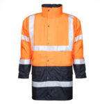 Jacheta reflectorizanta barbati de lucru, portocaliu, 4 in 1, Ardon HI WAY