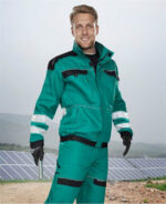 Jacheta de lucru verde reflectorizantă, Ardon COOL TREND
