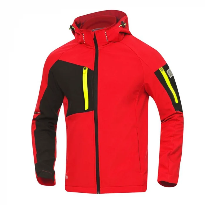 Jacheta softshell roșie cu glugă, Ardon CITYCONIC Jacheta softshell roșie cu glugă, Ardon CITYCONIC