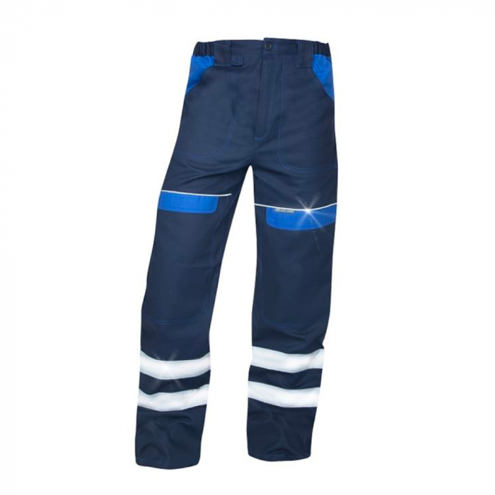 Pantaloni reflectorizanti barbati in talie, bleumarin, COOL TREND Pantaloni reflectorizanti barbati in talie, bleumarin, COOL TREND