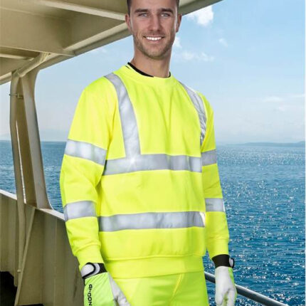 Tricou reflectorizant cu maneca lunga galben, Ardon REF 301