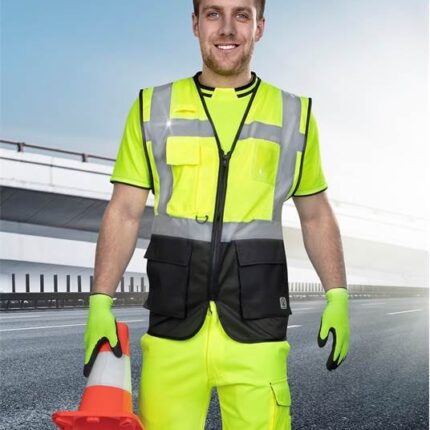 Vesta reflectorizanta galbena de lucru, Ardon Signal