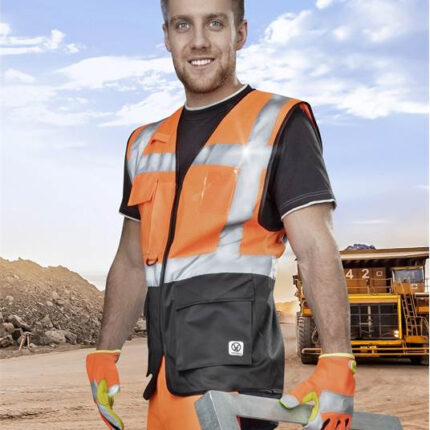 Vesta portocalie reflectorizanta tip manager, Ardon Signal