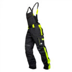 Pantaloni de lucru negri de iarna cu pieptar, Ardon NEON