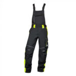 Pantaloni de lucru negri de iarna cu pieptar, Ardon NEON