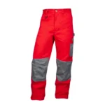 Set costum roșu cu pantaloni de lucru in talie, Ardon 2STRONG