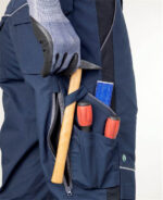 Costum bleumarin cu pantaloni de lucru hidrofobizat, URBAN+