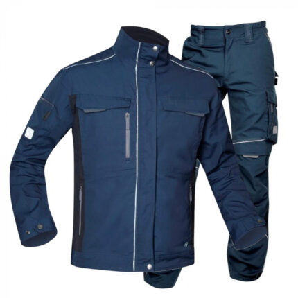Costum bleumarin cu pantaloni de lucru hidrofobizat, URBAN+