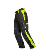 Set costum negru-galben cu pantaloni de lucru in talie, Ardon NEON