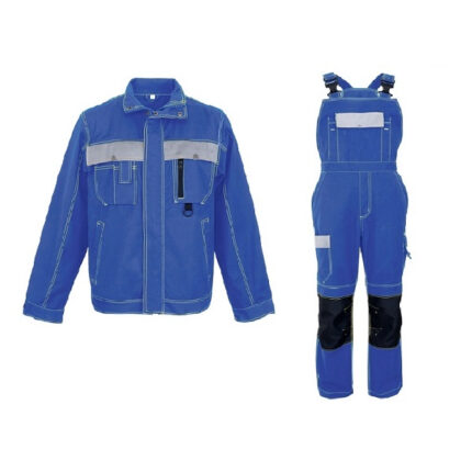 Costum salopeta cu pieptar 100% bumbac Renania SOLOMON, 245gr/mp