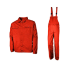 Costum salopetă cu pieptar roșu Renania LOVE VANTAGGIO, 100% bumbac, 250g/mp (copiază)