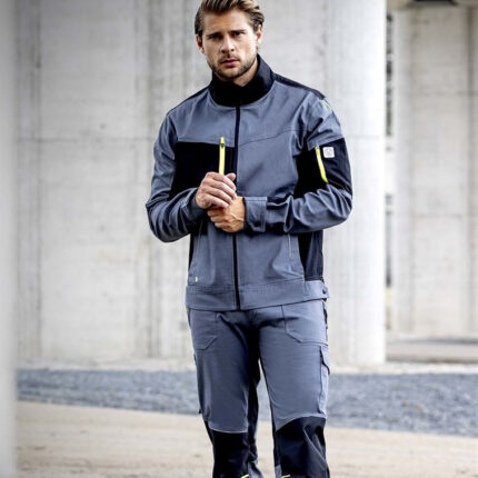 Costum de lucru gri cu pantaloni standard, Ardon 4XSTRECH