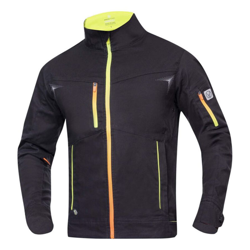 Costum neon-negru cu pantaloni de lucru cu pieptar, Ardon CREATRON