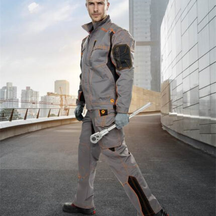 Costum gri de lucru cu pantaloni in talie, Ardon VISION