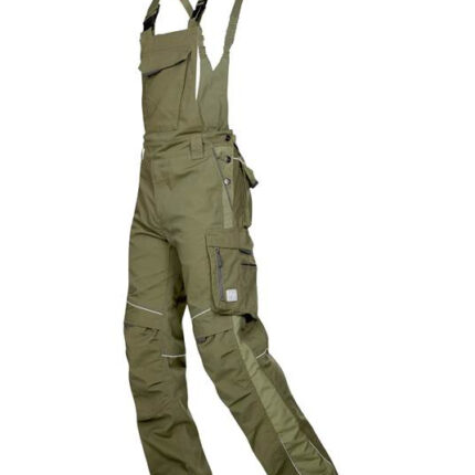 Set costum de lucru kaki hidrofobizat cu pantaloni cu pieptar, Ardon URBAN+