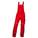 Set costum de lucru roșu hidrofobizat cu pantaloni cu pieptar, Ardon URBAN+