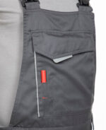 Costum de lucru gri-închis cu pantaloni cu pieptar, Ardon SUMMER