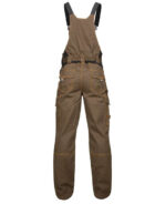 Set costum asfalt-negru cu pantaloni de lucru cu pieptar, Ardon VISION