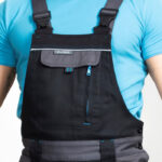 Costum negru cu pantaloni cu pieptar de lucru, Ardon COOL TREND