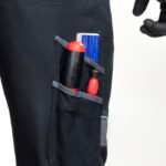 Costum negru cu pantaloni cu pieptar de lucru, Ardon COOL TREND