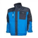 Set costum de lucru albastru-negru cu pantaloni cu pieptar, Ardon 4TECH