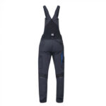 Pantaloni de lucru 98% bumbac gri-închis cu pieptar, Ardon 4XSTRETCH