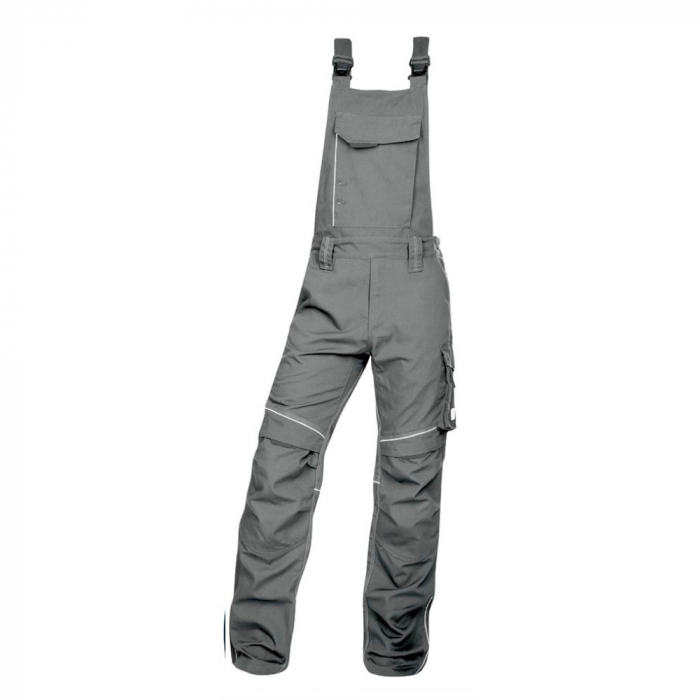 Pantaloni cu pieptar hidrofobizati gri, de lucru Ardon URBAN+ Pantaloni cu pieptar hidrofobizati gri, de lucru Ardon URBAN+