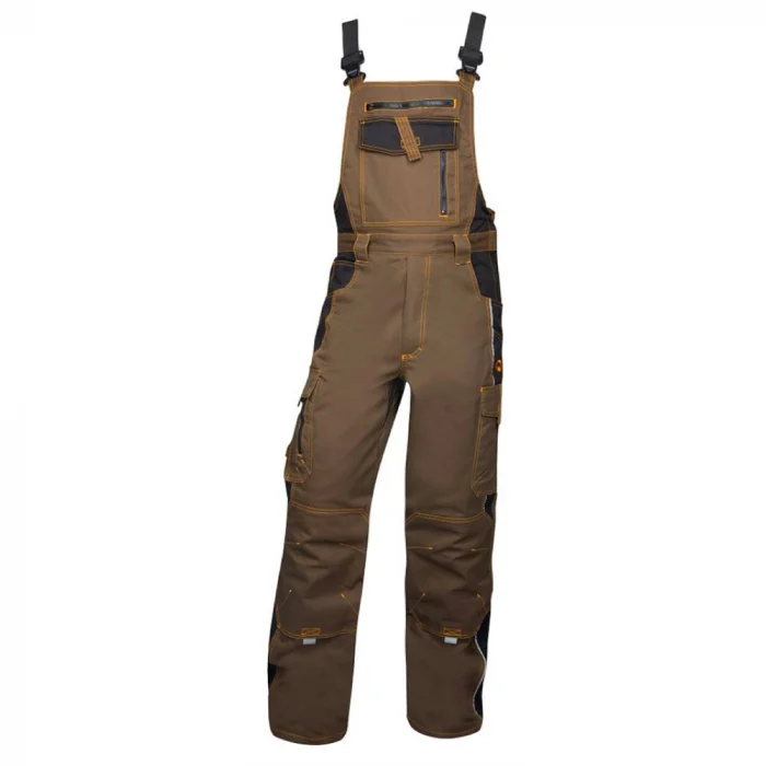 Pantaloni de lucru asfalt-negru cu pieptar, Ardon VISION Pantaloni de lucru asfalt-negru cu pieptar, Ardon VISION