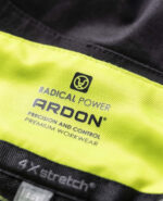 Pantaloni de lucru 98% bumbac neon-negru, Ardon CREATRON