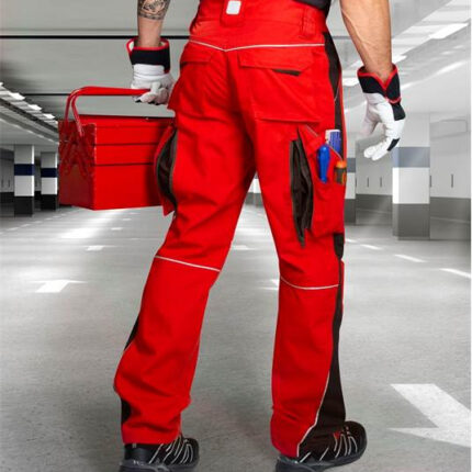 Pantaloni de lucru roșii hidrofobizați în talie, Ardon URBAN+