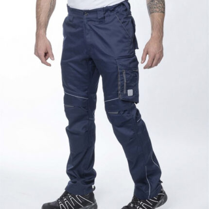 Pantaloni bleumarin de lucru 65% poliester în talie, Ardon SUMMER