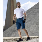 Pantaloni de lucru scurți 98% bumbac, culoarea albastru-neon, Ardon CREATRON